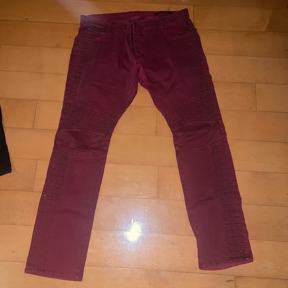 Rockstar Burgundy denim